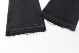 D10*Hellstar Black Jeans with Monkey Floral Wash