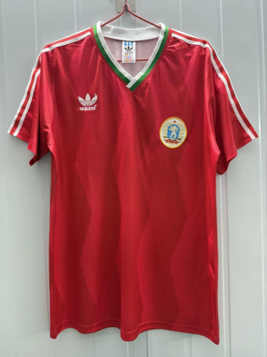 Retro 1986 Bulgaria away soccer jersey