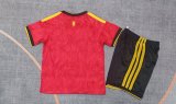 2025-26 Belgium Home Soccer Uniform Kids  Kit