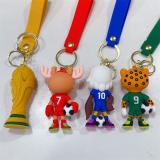 2026 FIFA World Cup USA/Mexico Mascot Keychain Charm - Football Fan Merchandise (Set of four)