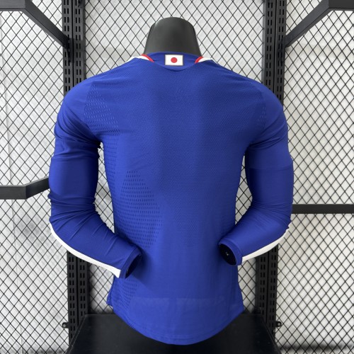2026 Japan home long sleeves player version soccer jersey S-3XL