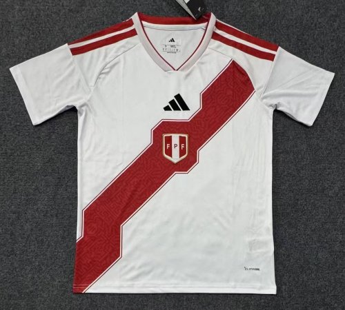 2026 Peru home soccer jersey  S-4XL