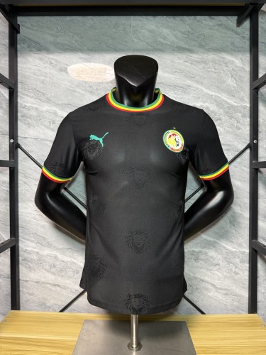 2025-26 Senegal special version black jersey player version (The player version is more slim fit, it is recommended to buy one size larger)