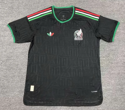 2026 Mexico Goalkeeper black player version  S-4XL (The player version is more slim fit, it is recommended to buy one size larger)