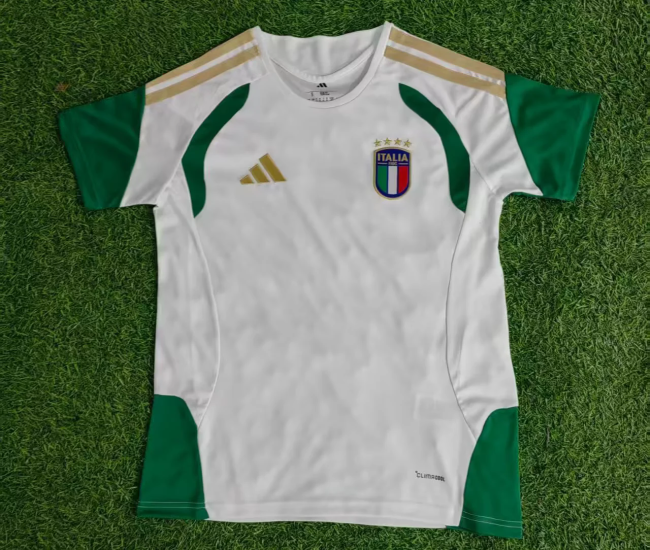 2026 Italy white training jersey 