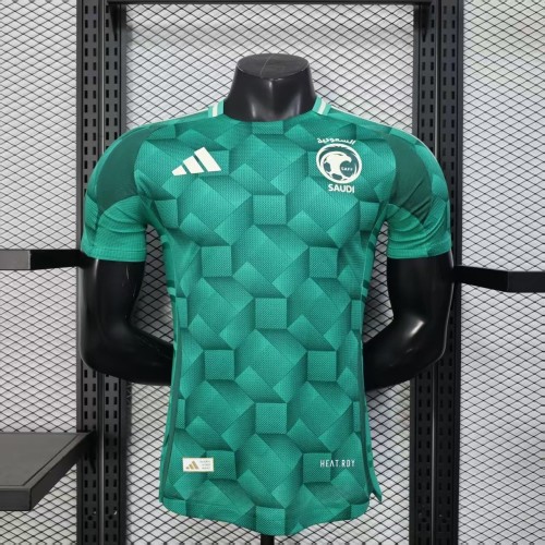 2024-25 Saudi Arabia home player version (The player version is more slim fit, it is recommended to buy one size larger)