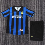 Retro 1998-99 Inter home kids kit soccer jersey
