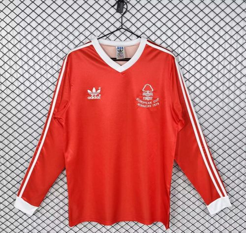 Nottingham Forest 1979 long-sleeved football shirt