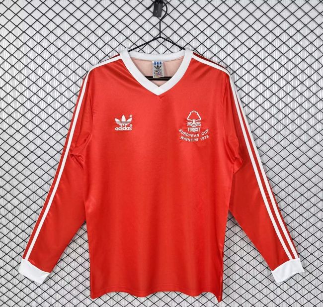 Nottingham Forest 1979 long-sleeved football shirt