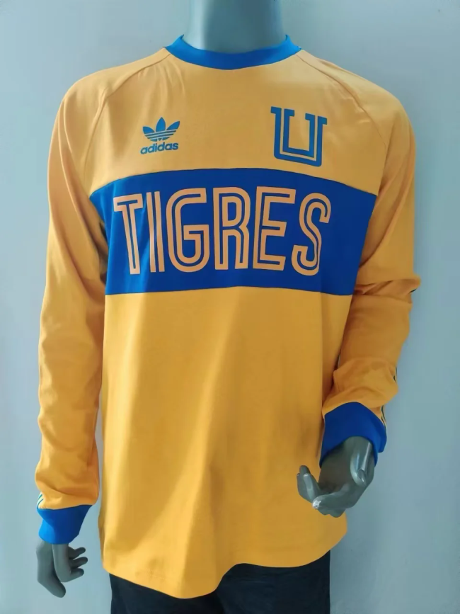 2025-26 Tigers Yellow Long-Sleeve