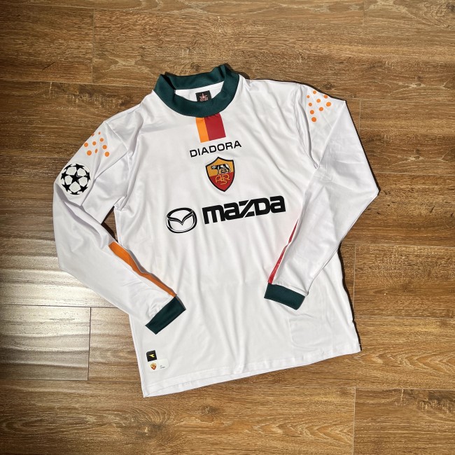 Roma 2004-05 away UCL version long sleeves