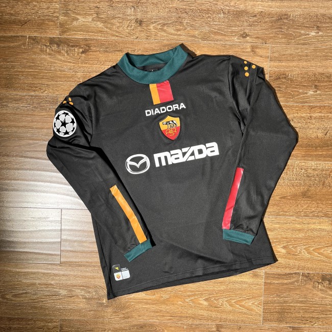 Roma 2004-05 home UCL version long sleeves