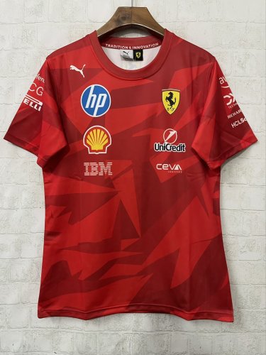 Ferrari 2025 red new F1 shirt