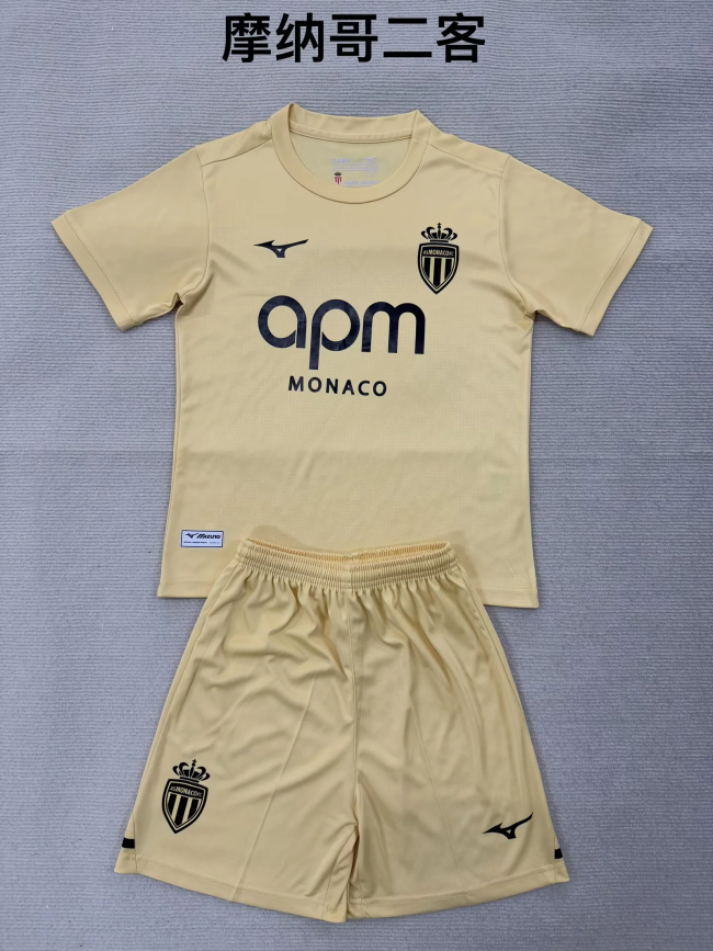2025-26 Monaco third kids kit 