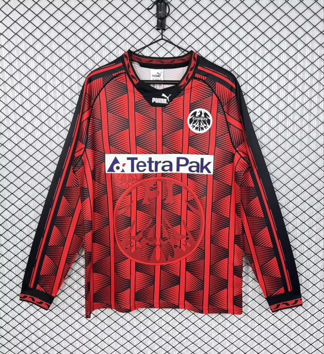 Retro 1995-96 Frankfurt home long sleeves soccer jersey