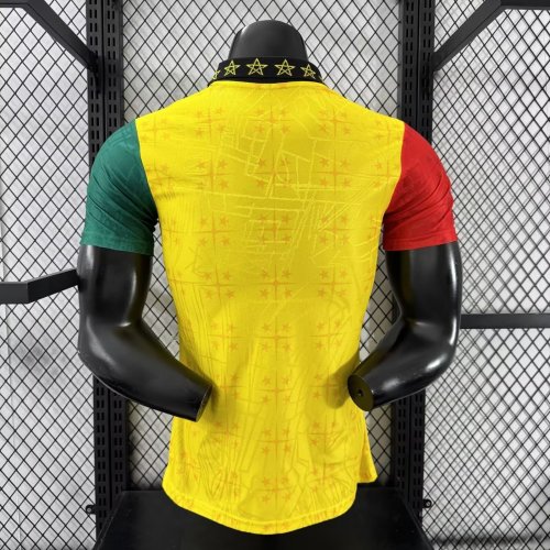 2026 Ghana special version yellow player version (The player version is more slim fit, it is recommended to buy one size larger)