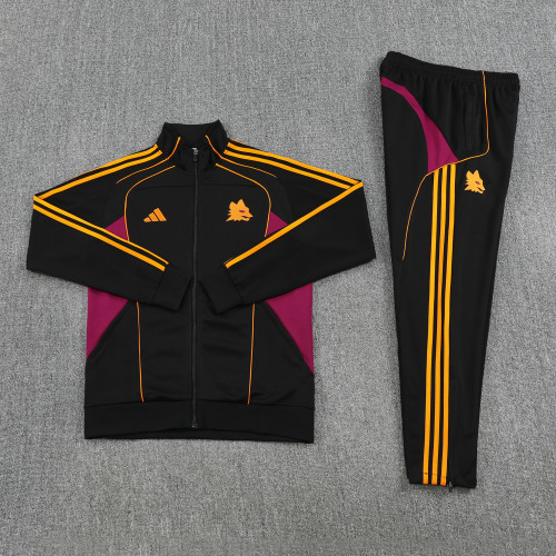 2025-26 Roma black jacket set