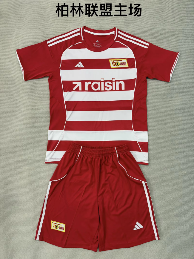 2025-26 Union Berlin home kids kit 