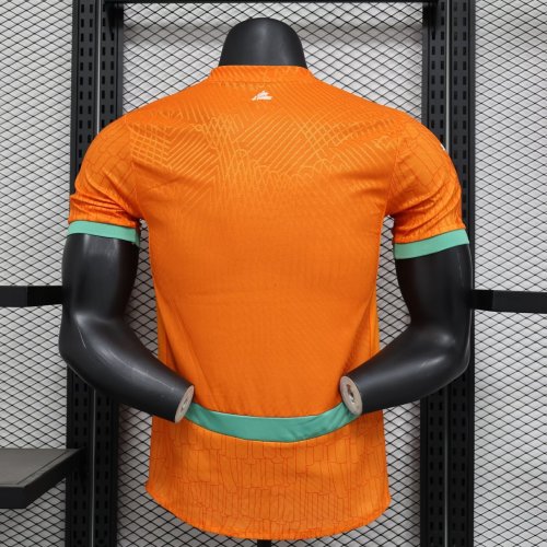 2024-25 Ivory Coast home player version (The player version is more slim fit, it is recommended to buy one size larger)