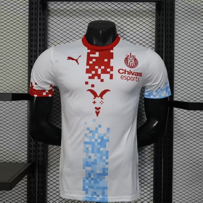 2025-26 Chivas special version player version (The player version is more slim fit, it is recommended to buy one size larger)