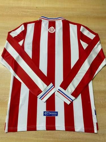 Retro 2016-17 Chivas 110-YEARS ANNIVERSARY long sleeves soccer jersey  S-3XL