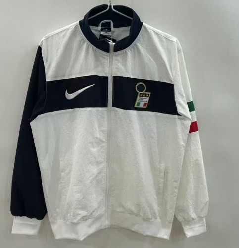 Retro 1996 Italy white Windbreaker Jacket 