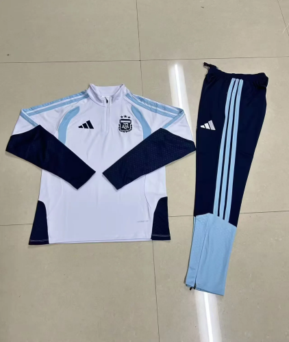 2026 Argentina white Sweater tracksuit set kids kit 