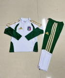kids kit 2026 Italy white Sweater tracksuit set