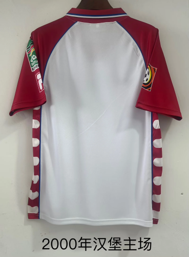 Retro 2000 Hamburger home soccer jersey 