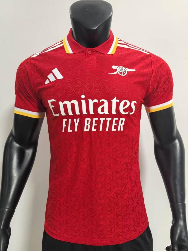 2025-26 arsenal red player version POLO(The player version is more slim fit, it is recommended to buy one size larger)