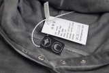 T11^^380g Washed Distressed Terry Sweatshirt