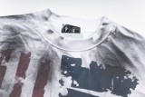 DS-T39^^ TC Hand-Sprayed Dirt and Water Wash & Printed T-shirt