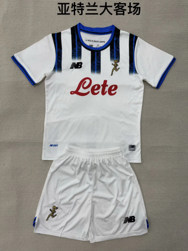 2025-26 Atalanta away kids kit 