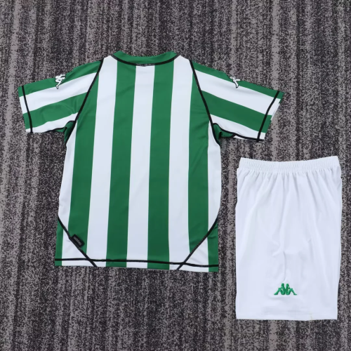 Retro 2003-04 Betis home kids kit 