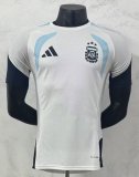 Argentina 2026 white training shirt player version (The player version is more slim fit, it is recommended to buy one size larger)