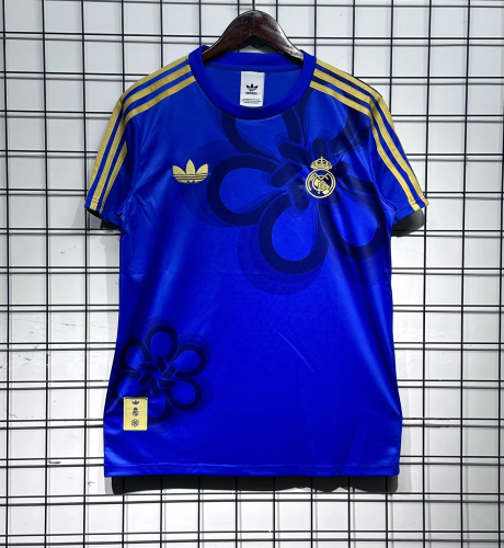 2025-26 Real Madrid Cultural Story Chinese Lucky Knot blue jersey size S-4XL