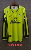 Retro Dortmund 1996-97 home Long Sleeve soccer jerseys