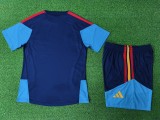 2026 Spain dark blue training set  S-4XL