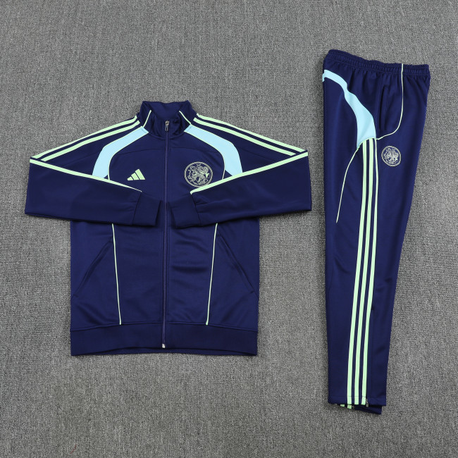 ajax 2025-26 navy blue jacket sets