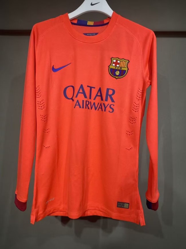 Barcelona 2014-15 away player version long sleeve S-3XL
