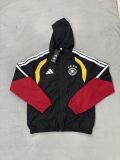 Germany 2026 black windbreaker jakcet with caps