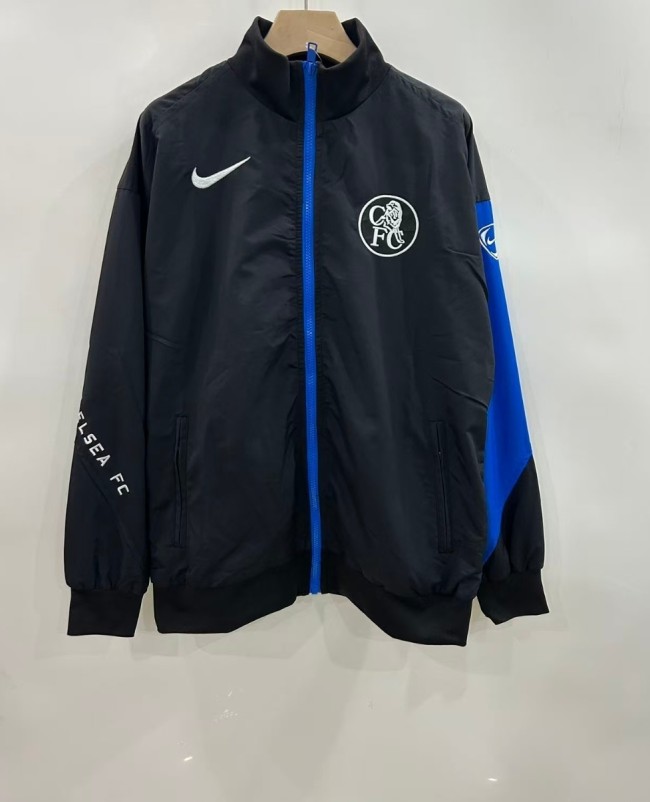 2025-26 Chelsea black Windbreaker Jacket