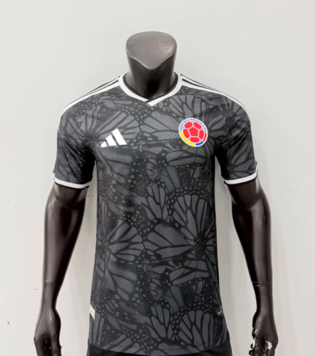 Colombia 2026 black grey player version (The player version is more slim fit, it is recommended to buy one size larger)