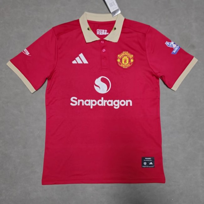 Manchester United 2025-26 Polo Soccer Jersey 
