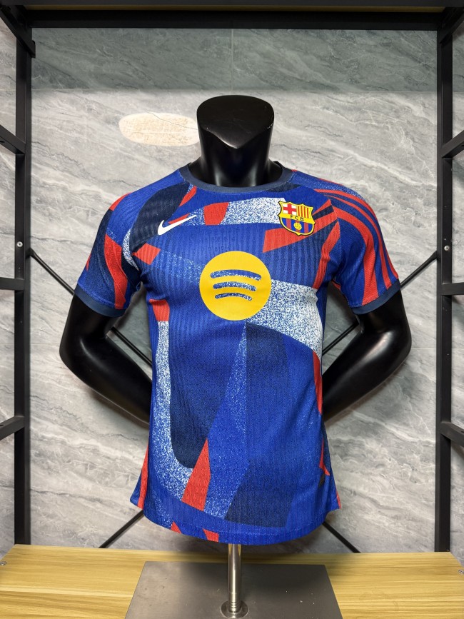 Barcelona 2025-26 special version player version (The player version is more slim fit, it is recommended to buy one size larger)