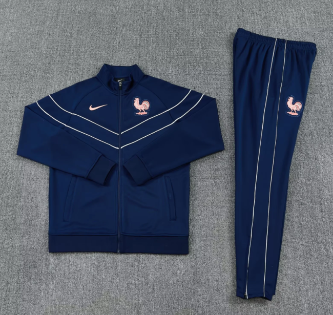 France 2026 dark blue tracksuit 