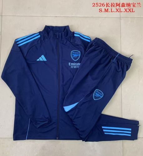 Arsenal 2025-26 dark blue tracksuit