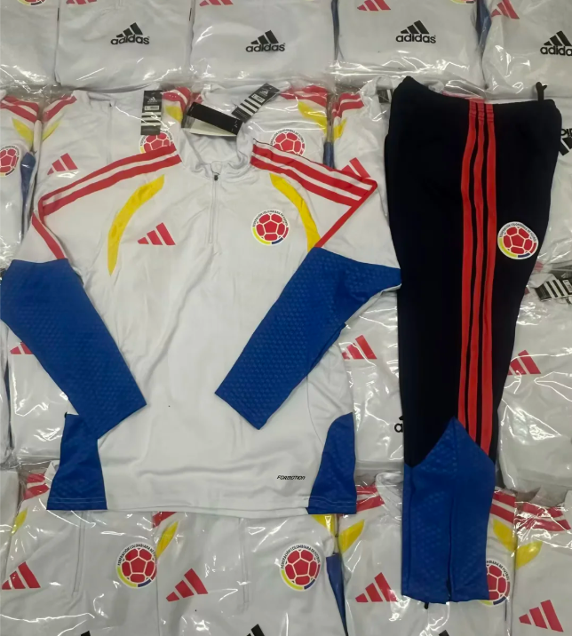 Colombia 2026 white training suit