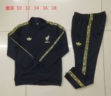 Mexico 2025 black tracksuit kids kit 