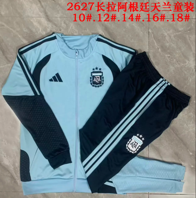 Argentina 2026 light blue tracksuit
